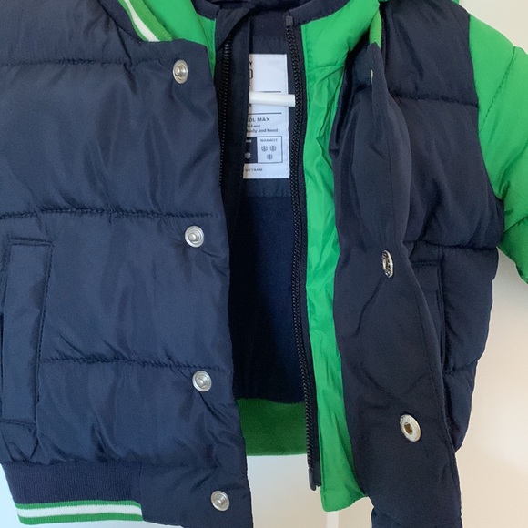 Baby Gap Coldcontrol Max Puffer Hooded Coat size 3-6 months - Picture 2 of 5